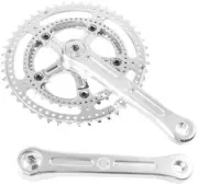 Velo Orange Grand Cru Drillium Cranks - 170mm, 8/9/10 Speed, 48/34t, Square Tape