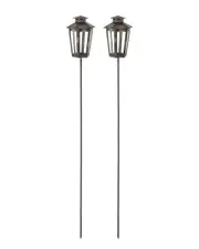 Artistic Home & Lighting 2pc Alpine Outdoor Garden Stakes