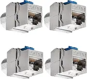 Tunghey CAT8 RJ45 Keystone Shielded Coupler - Ethernet Female to Female Keystone Jack, STP Insert for Cat8/Cat7/Cat6a/Cat6/Cat5e Cable (4-Pack)