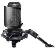 Audio Technica AT2050 Studio Condenser Recording Microphone+Mic Pop Filter