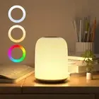 Hifree Bedside Touch Lamp, Portable Dimmable Night Light for Kids, Small Table L