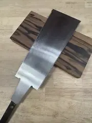 Japanese Handsaw, 240mm Ryoba Nokogiri. Handmade. NOS.