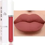 iiniim Long Lasting Non Sticky Lip Gloss for Women Shiny Matte Finish Hydrating Lipstick Moisturizing Lip Glaze Makeup Type 5 One Size