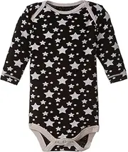 [Kickee Pants] Baby Print Long Sleeve One Piece Prd-kpo116-Mnsr - Black