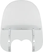 Memphis Shades Memphis Fats Windshield 21in Dual Cutout - Clear MEM6530