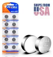10-Pack 357/303/AG13/LR44 PKCELL Alkaline Button Cell 1.5V Battery Exp: Dec 2023