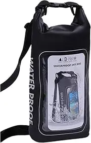 [Pegciuho] Waterproof Dry Bag Dry Bag for Women Men 2l Heavy Roller Float Bag with Heavy Air for Kayak for Swimming Canoe Swimming, Black