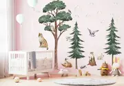 [Namly Design] Wallsticker - Backwoods Trees and Animals