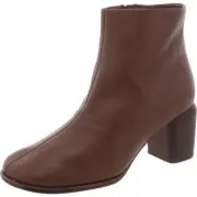 Vince Womens Maggie Zipper Square Toe Dress Ankle Boots Shoes BHFO 3267