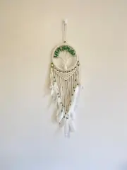Tree of life dream catcher Boho Style Macrame Wall Hanging Decor 16cm