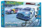 Scalextric Puma Rally1 Hot Laps - Ford Puma Rally 1:32 Slot Car Race Set C1452T