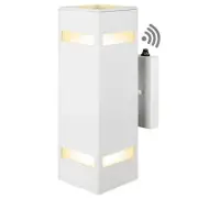 Dusk to Dawn Sensor Outdoor Wall Lights, Aluminum Modern Waterproof Square Cy...