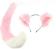 [LIFKOME] Accessory Headband Cat Costume Fox Ears Animal Fursuit Fluffy Tail Cat Ears and Tail Cat Tail Dog Hairbands Cosplay Tail Chipmunk Chain Accessories Plush
