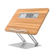 Adjustable Folding Laptop Stand with Cooling Fan - Portable Tablet Holder