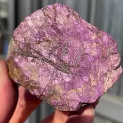 179g Namibia Rare Natural Metallic Purple Purpurite Piece Rough Specimen