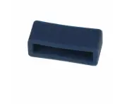 Pair of Watch Strap Band Keepers Loops Compatible with the Garmin Forerunner 158 - Navy Blue