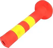 [JECOMPRIS] Traffic Delineator Posts Orange Safety Posts Cones with Rubber Weighted Base & Reflective Collars for Driveway & Parking Barrier