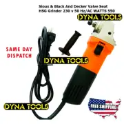 Sioux & Black And Decker Valve Seat HSG Grinder 230 v 50 Hz/AC WATTS 550