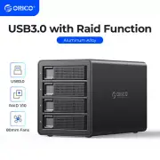ORICO 64TB Enterprise Raid 4 Bay 3.5" HDD Docking Station USB3.0 to SATA