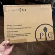 Pampered chef meatball and slider grill basket 1172