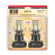 LED Autolamps H7 LED HeadLight Single Beam 9x3 Watts/Clusterd Twin Blister