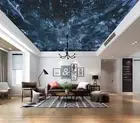3D Terrazzo Texture Blue Fairy - Ceiling Mural - Ceiling Wallpaper Mural