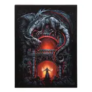 19X25CM Dragons Lair Plaque By Spiral Direct