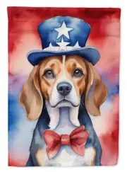 Beagle Patriotic American Garden Flag Mailbox Flag Decorative Yard Flag Banner