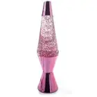 Lava Motion Lamp Diamond Shape Pink Glitter