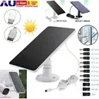Solar Panel for Security Camera /Ring/Blink/Eufy Battery Micro USB Type-C