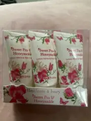 Handcream Trio Heathcote & Ivory Sweetpea & Honeysuckle 3 X 30 Ml