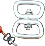 Carabiner Clip with Locking, Flag Pole Clip | Carabiner Hooks Swivel Aluminum Alloy for Aircraft | Swivel Carabiner, Eight Way Rotating Ring, for Dogs for C