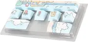 Replacement Keycaps, 8 Keys Keyboard Keycaps, Fadeless PBT Dye Sublimation Process Keycaps Cute DIY Mechanical Keycaps for 61 87 104 108 Keyboard (ASHATAsxzgrudb8f-11)