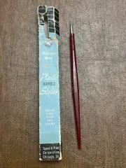 Vintage Speed-O-Print Stylus Tooled Steel Plastic Handle Stylus No. 32 With Box