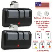 2 For Chamberlain LiftMaster Craftsman Universal Garage Door Opener Remote Learn