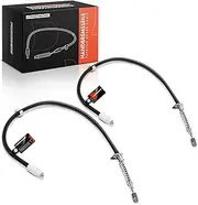 2 x Handbrake Cables Rear Left Right Compatible with C-Class W204 C-Class Coupe C204 C-Class T-Model S204 E-Class Cabriolet A207 Replace# 2044200985