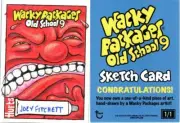 2020 WACKY PACKAGES OLD SCHOOL SERIES 9 SKETCH CARD HURTS by JOEY FITCHETT