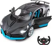 RASTAR BUGATTI DIVO Remote Control Car 1/14 Bugatti Divo RC Car Limited Edition Bugatti Model for Adults Toy Car for Boys Kids – Silver Grey
