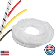 Spiral Cable Wrap - 45 Ft 1/4" Spiral Wire Wrap Cord Covers Bundle Sleeve Hos