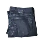 MAVI maria button up flare pants in black jeather 32