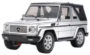 Tamiya 1/10 RC Car No.635 MERCEDES-BENZ G 320 CABRIO Silver Painted Body 58635