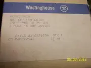 Westinghouse MCP031505R motor circuit protector 3 pole 15 amp