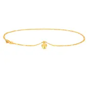 Silverfilled Figaro 1:3 27cm Anklet