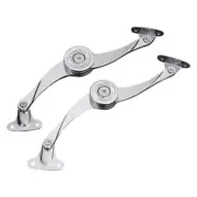 2Pcs Soft Close Lid Support Hinges Replacement Cabinet Lid Stay Folding Hinges