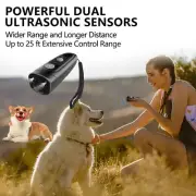 Pet Trainer Powerful Ultrasonic Dog Repeller Rechargeable Anti-barking Device Au
