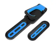 Bike Wall Hook Rack Holder Stand Bicycle Hanger Storage Vertical Bike Hook Space Saver for Indoor Home Apartment and Garage Use - black and blue