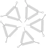 OSOLADY 10pcs Triangular Crucible Stand Laboratory Crucible Shelf Lab Clay Triangle Rack Labs Crucible Shelf Crucible Holder Triangle Crucible Triangle Stand Science Equipment White Cotton