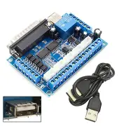12-24V 5 Axis Interface Adapter Breakout Board For Stepper Motor Driver Mach3