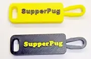 3D Personalised ZIP Puller Slider Keyring Children Name fob Tag Handmade