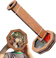 Wood Kaleidoscope Kit - Kids Rotating Kaleidoscope Kit,Children Handmade Craft Set, Teens Entertainment Toys for Hands-On Ability